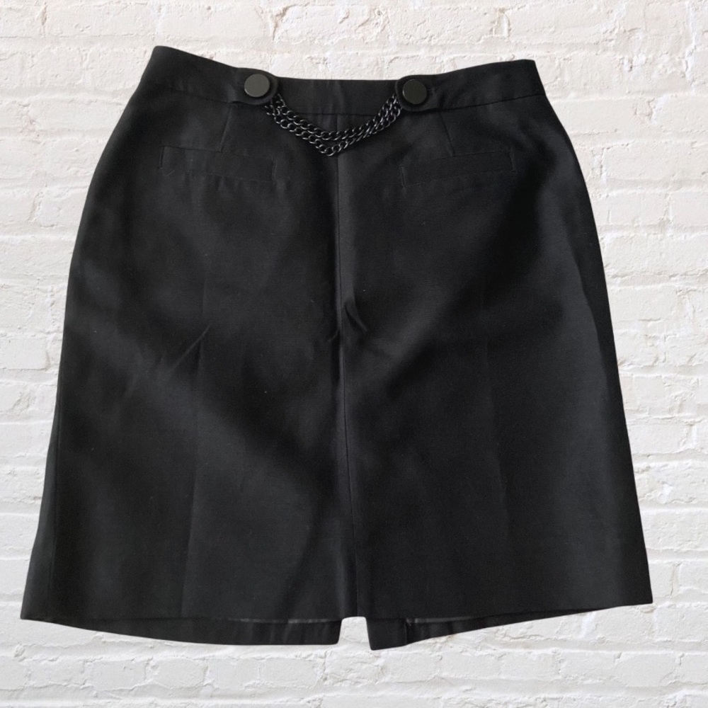 Like 🆕 Kate Spade Alexandra chain link detail cotton blend skirt